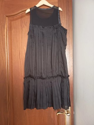 Vestido negro tipo años 20