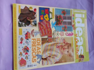 Revistas de crochet, punto cruz, patchwork, lanas.