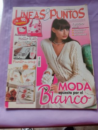 Revistas de crochet, punto cruz, patchwork, lanas.