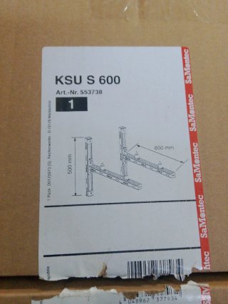 Lote 3x Supporti per Condizionatori 600mm