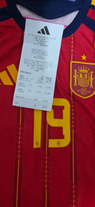 Camiseta España Adidas Mundial 2026 Talla L