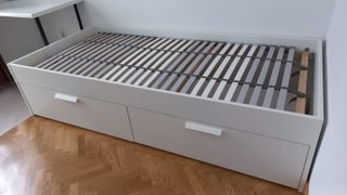 Colchón, somier y estructura de cama