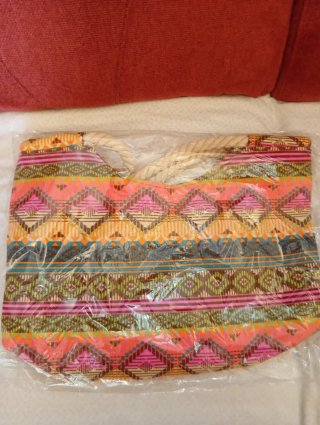 Bolsa de playa con cremallera