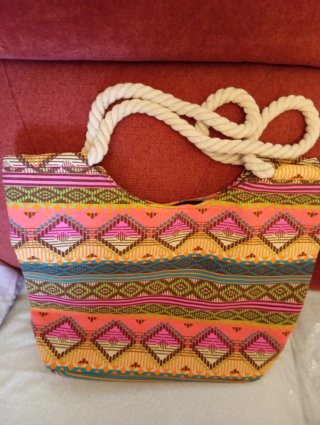 Bolsa de playa con cremallera