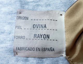 Preciosa chaqueta o chaquetón de piel color Camel