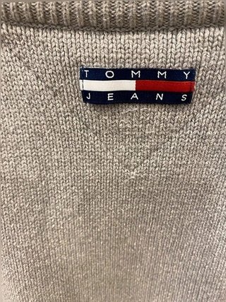 Jersey Cuello Redondo Tommy Jeans Navy Gris...