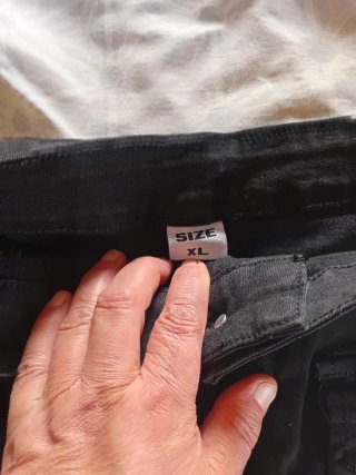 Minifalda pantalón mujer negra