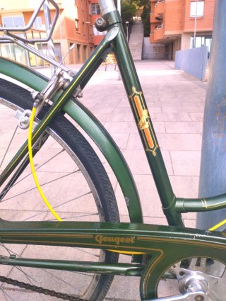 Bicicleta Peugeot Verde Vintage Funciona bien