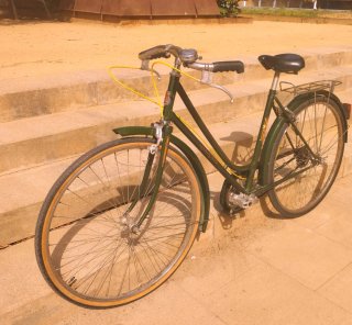 Bicicleta Peugeot Verde Vintage Funciona bien