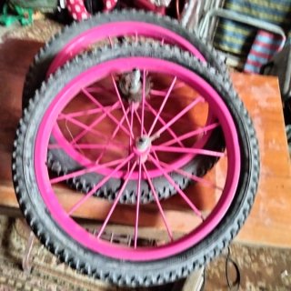 2 Ruedas de Bicicleta Infantiles Rosa