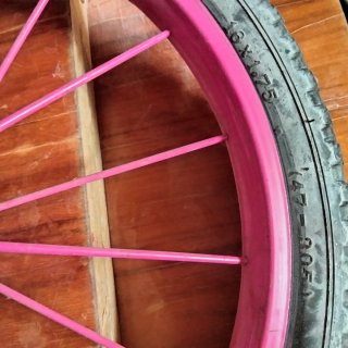 2 Ruedas de Bicicleta Infantiles Rosa