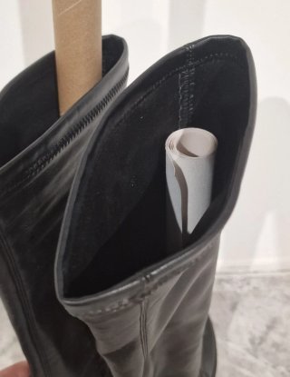 Botas altas negras plataforma talla 37