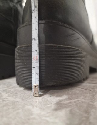 Botas altas negras plataforma talla 37