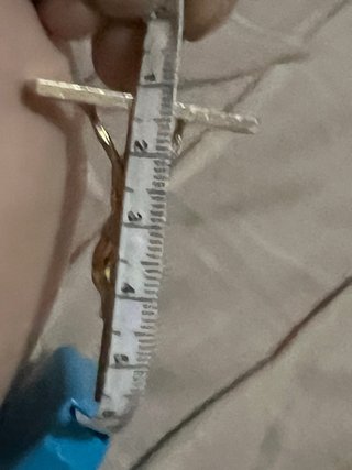 Colgante Cruz Cristo Chapado Oro