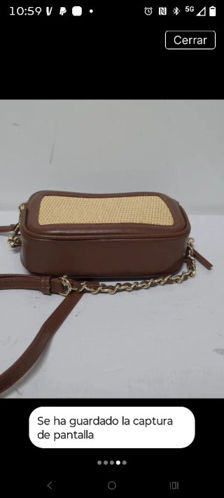 Bolso de rafia y piel Steve Madden
