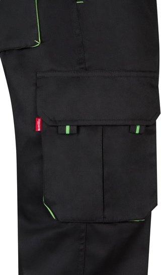 Pantalón Velilla Talla 42 Negro Multibolsillos