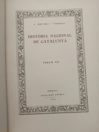 Historia Nacional de Catalunya