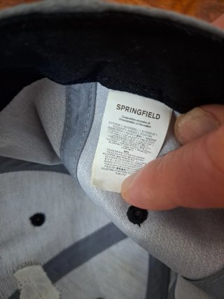 Gorra Springfield S Negra Gris
