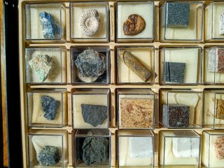 Collezione minerali e fossili