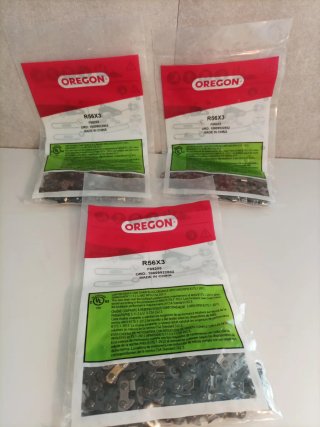 Oregon 3x Cadenas Motosierra 3/8 LP .043 56DL