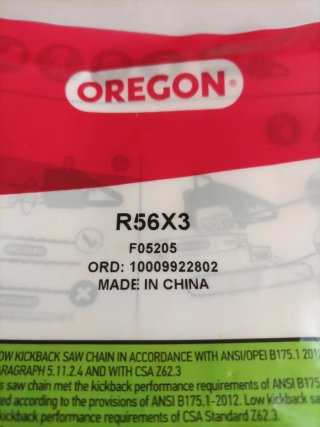 Oregon 3x Cadenas Motosierra 3/8 LP .043 56DL