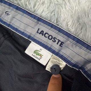 Lacoste Vintage Navy Blue Chino Pants Y2K