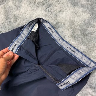 Lacoste Vintage Navy Blue Chino Pants Y2K