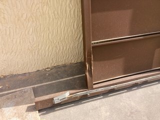 Puerta corredera hierro lacado