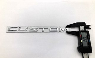EMBLEMA TRASERO LETRAS FORD CUSTOM CROMADO 2649