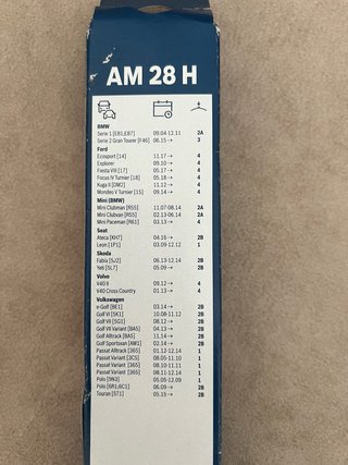 Limpiaparabrisas BOSCH AM28H Original