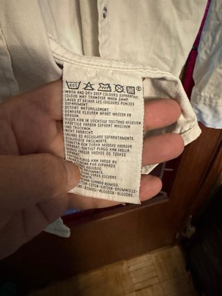 Camisa Vaquera Levi's Talla L Blanco roto