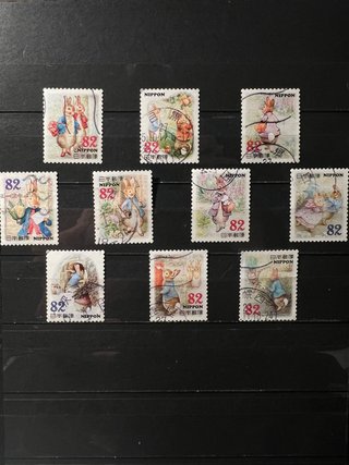 Sellos Japón - Peter Rabbit