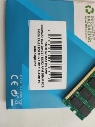 2x 8GB DDR2 RAM BrainZAP (4GBx2)