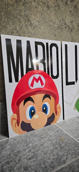 Set Poster Super Mario A4 Laminati 8pz.