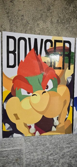 Set Poster Super Mario A4 Laminati 8pz.