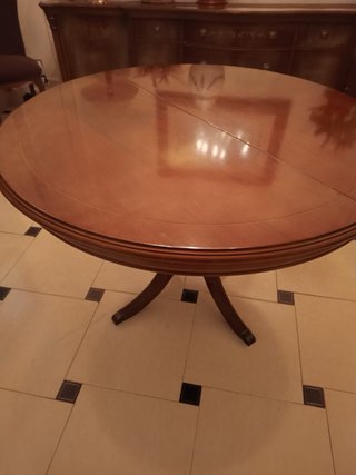 Tavolo da pranzo rotondo in rovere