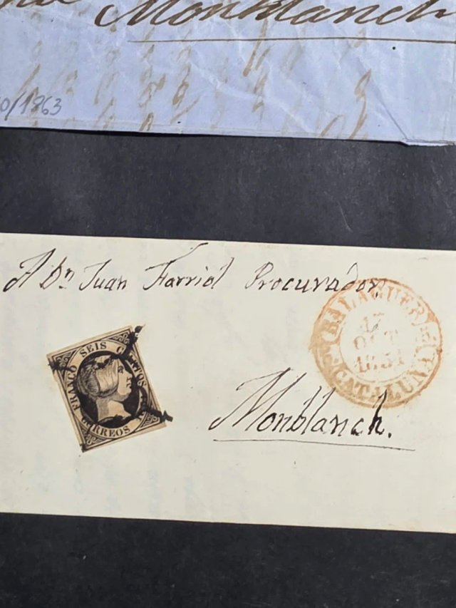 Lote Cartas Prefilatelicas e Isabel II