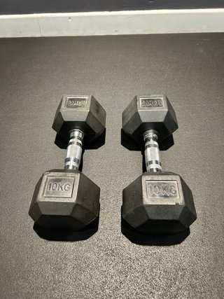 Pareja Mancuernas Hexagonales 10 kg