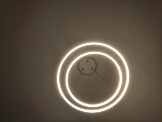 Lámpara LED Anillos Colgante Moderna