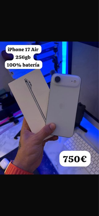 iPhone 17 Air 256GB 100% Batería