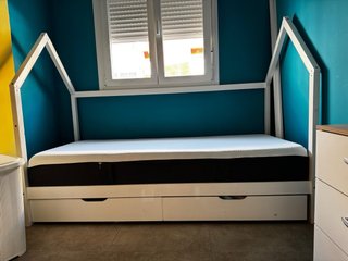 CAMA MONTESSORI CON 2 CAJONES