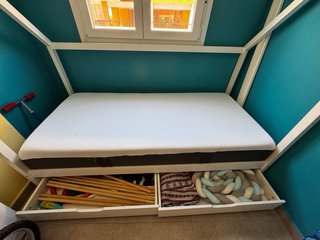 CAMA MONTESSORI CON 2 CAJONES NO INCLUYE COLCHÓN