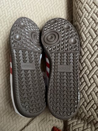 Zapatillas Adidas Samba Blancas y Rojas