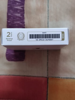 2 euros Italia Proof reverso 2026 Pinocho +SF Asis