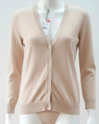Cárdigan Lefties beige talla M nuevo