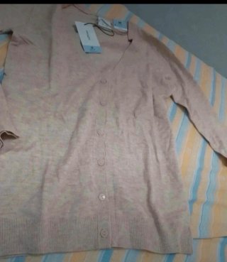 Cárdigan Lefties beige talla M nuevo