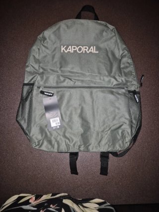 Mochila Kaporal verde militar nueva con etiqueta