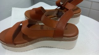 Sandalias Marrones Plataforma