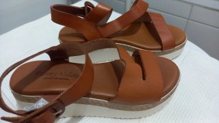 Sandalias Marrones Plataforma