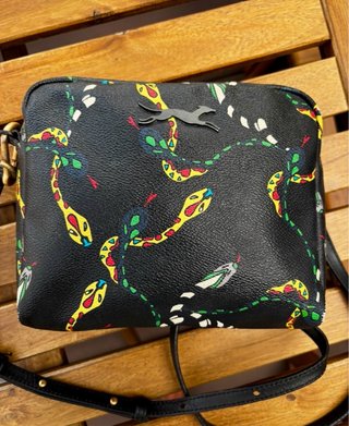 Bolso Bimba y Lola estampado serpiente